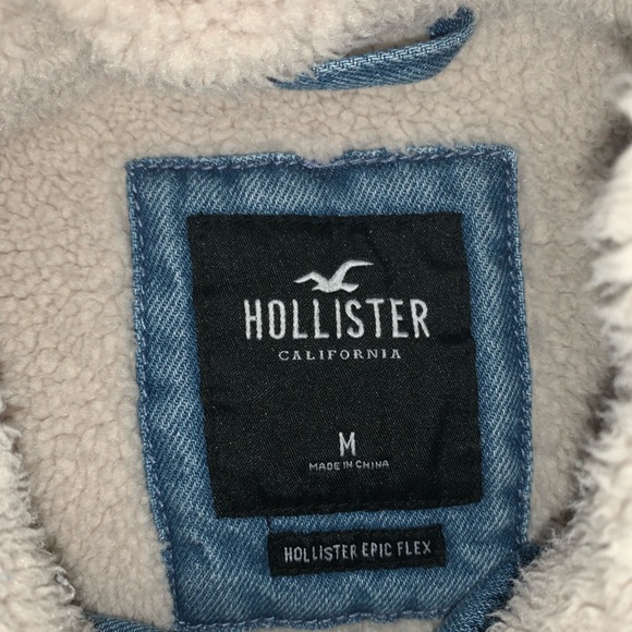 Hollister Sherpa Denim Jacket - Picture 3 of 3